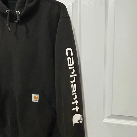 Carhartt Men's Black Pullover Hoodie - Picture 2 of 4